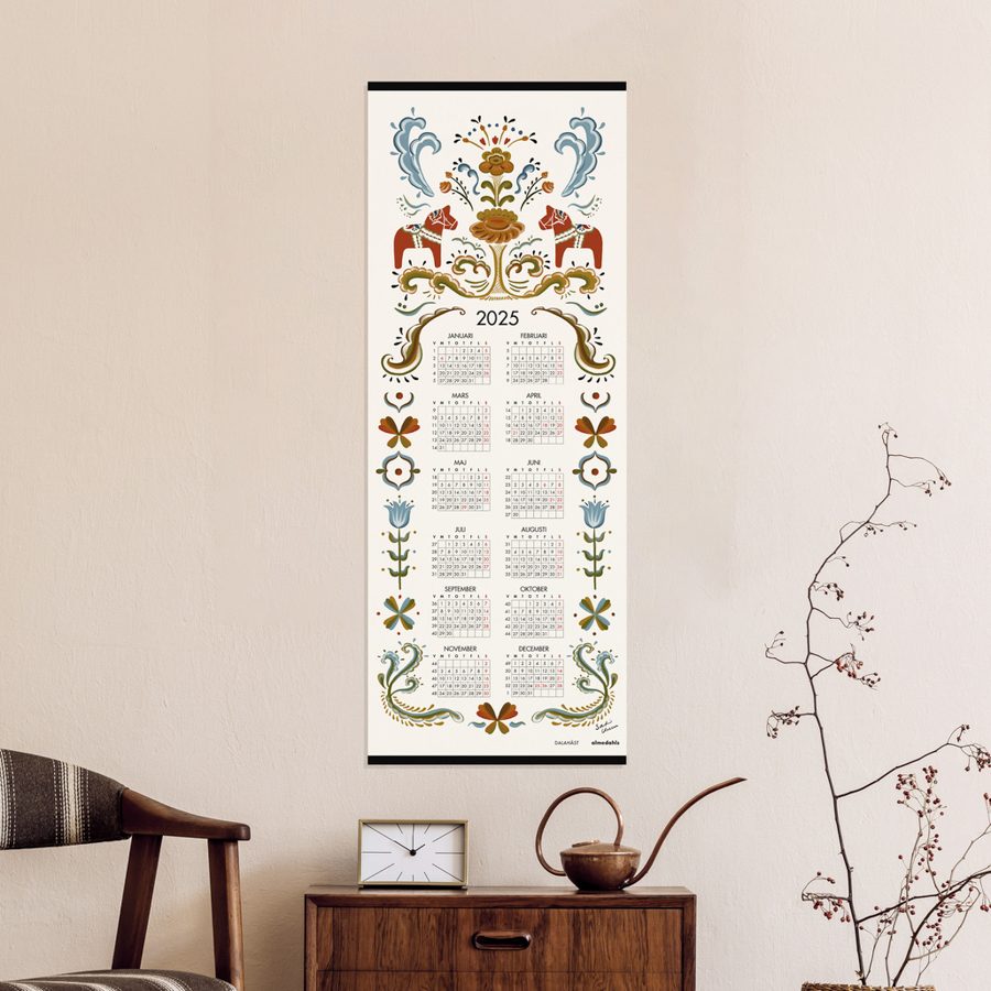 Fabric calendar - Dalahäst