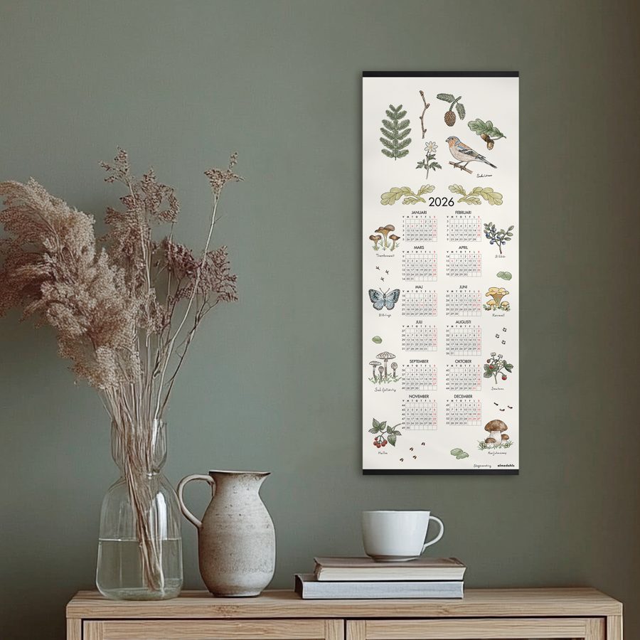 Fabric calendar - 
Skogsvandring