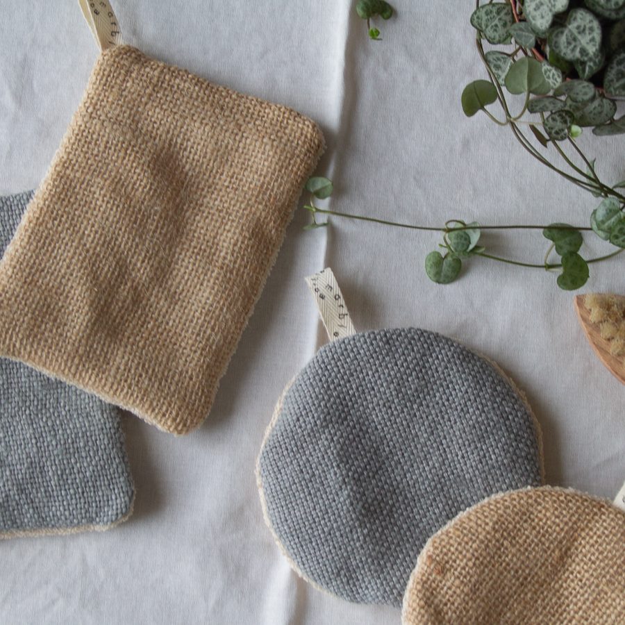 Reusable fabric sponges